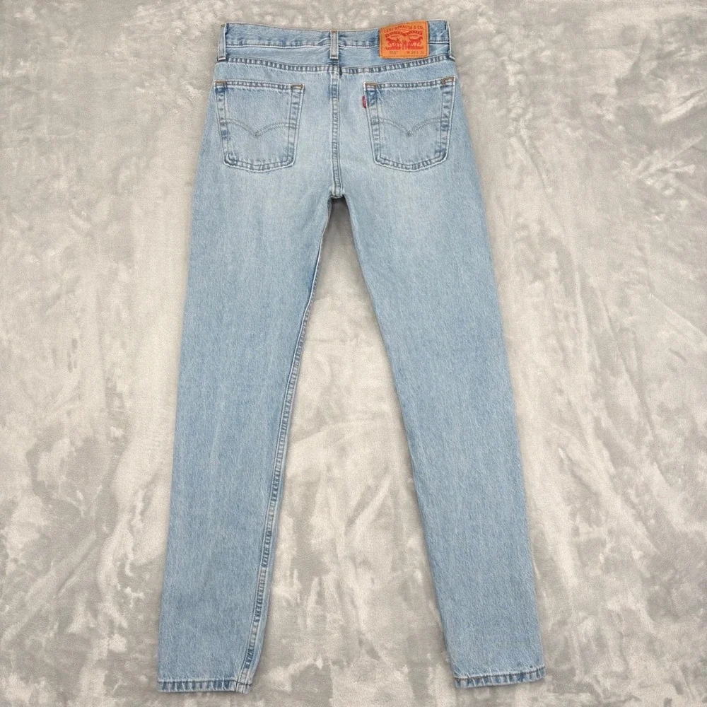 Levi's‎ Jeans Men 29x32 (Fit 29x30) Light Blue 510 Skinny Fit Skater Minimalist